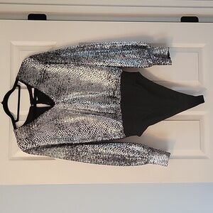 BuddyLove Metallic Long Sleeve Bodysuit